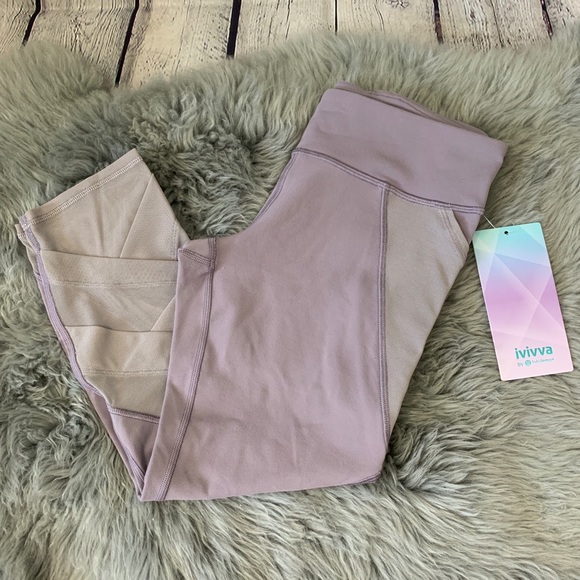 Ivivva Other - Ivivva Lululemon Fold On Tight Crop Leggings